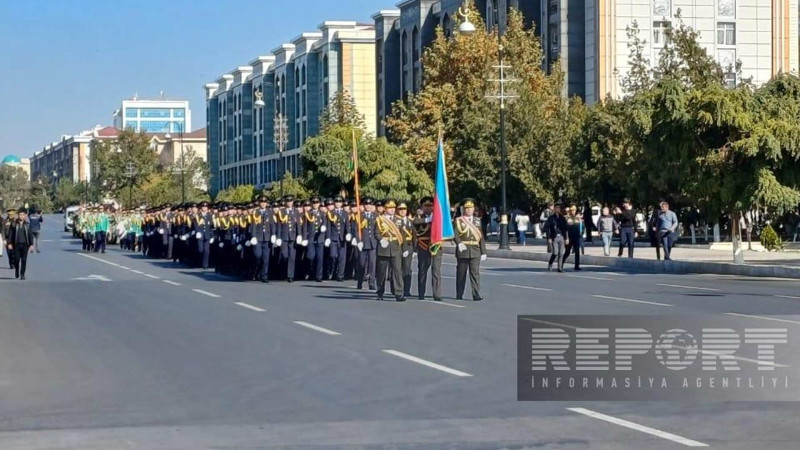 Naxçıvanda hərbi yürüş keçirilib
