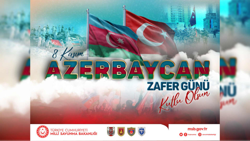 Türkiyə MN Zəfər Gününü Azərbaycan Himni ilə təbrik edib