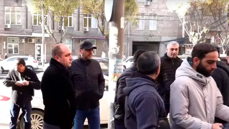 İrəvanda etiraz aksiyası keçirilib