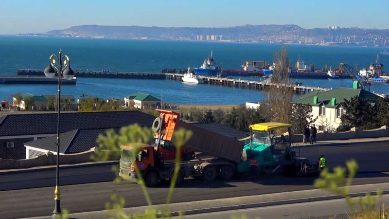 Bakının 8 Noyabr prospektinin bir hissəsində təmir işləri yekunlaşıb