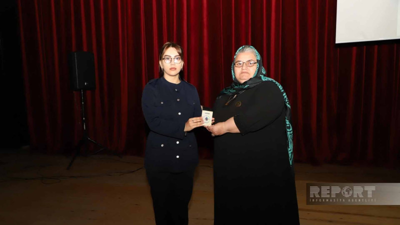 Neftçalada şəhid zabitin xatirəsinə həsr olunan kitab və film təqdim edilib