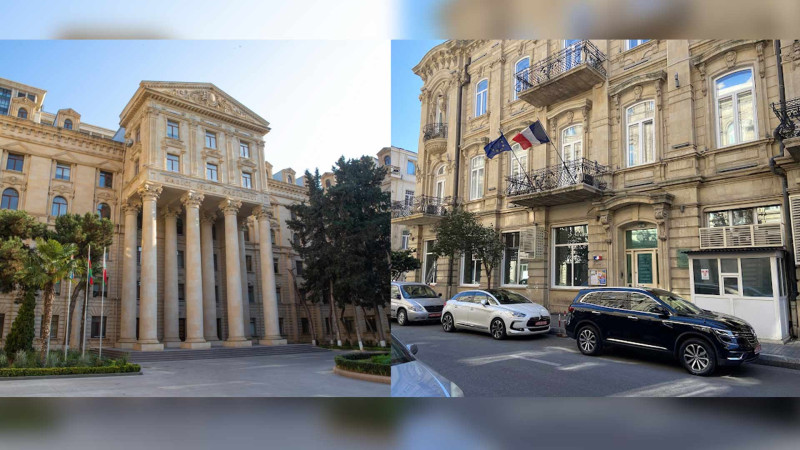 Fransa səfirliyinin iki əməkdaşına 48 saat vaxt verildi