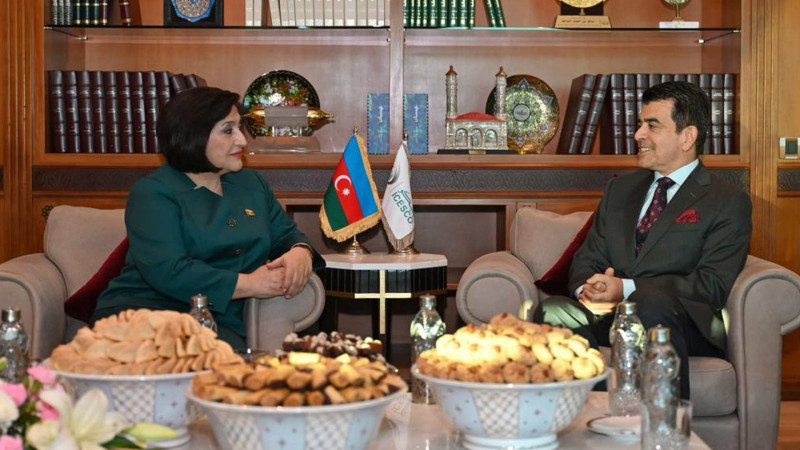 Sahibə Qafarova ICESCO-nun Baş direktoru ilə görüşüb