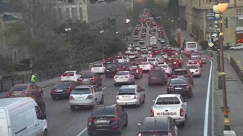2023-ün son iş günündə tıxac olan yollar - SİYAHI