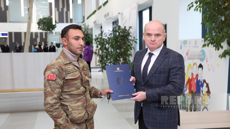Vətən müharibəsi əlillərinə 50 avtomobil təqdim olunub