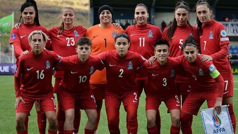 Qadın futbolçulardan ibarət Azərbaycan millisi B Liqasına yüksəlib
