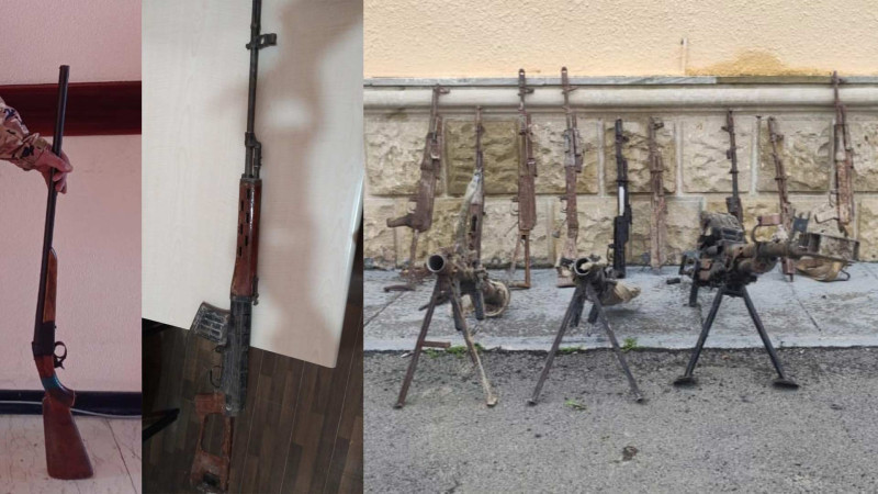 Füzulidə 8 avtomat, 3 qumbaraatan aşkar edilib