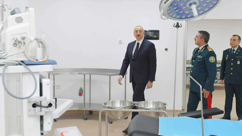 Bakıda DSX-nin yeni hərbi hospital kompleksinin açılışı olub