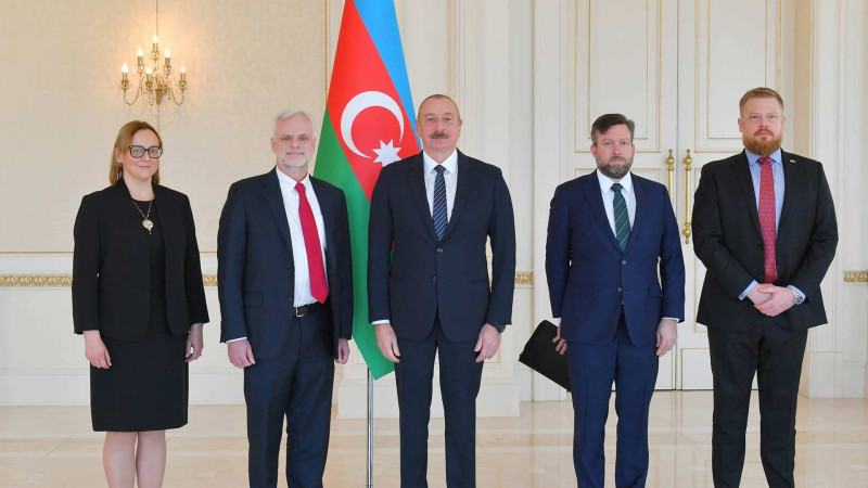 İlham Əliyev ABŞ-nin yeni təyin olunmuş səfirinin etimadnaməsini qəbul edib