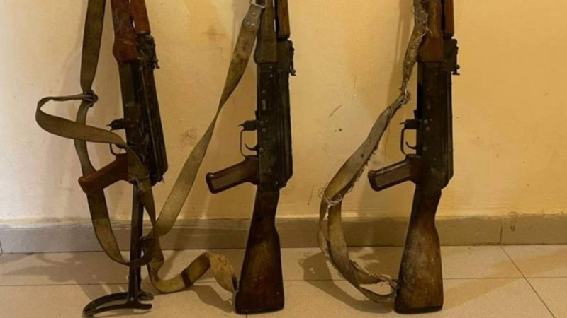 DİN: Xankəndidə 17 avtomat, 10 tüfəng və 11 qumbara aşkarlanıb