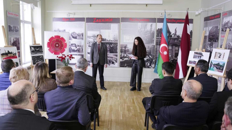 Latviyada 20 Yanvar faciəsi anılıb