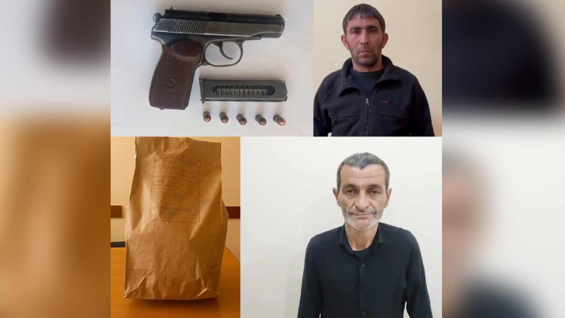 Ağcabədi sakinləri narkotik və silah-sursata görə tutulublar