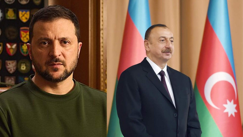 Zelenski İlham Əliyevi təbrik edib