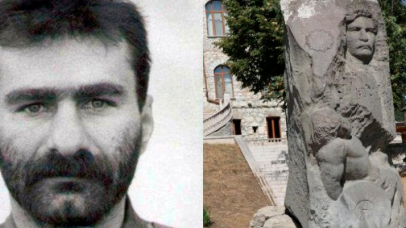 Aşot Qulyanın Xankəndidəki abidəsi söküldü