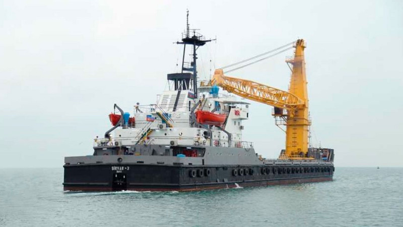 “Şirvan-3” kran gəmisinin əsaslı təmiri başa çatıb