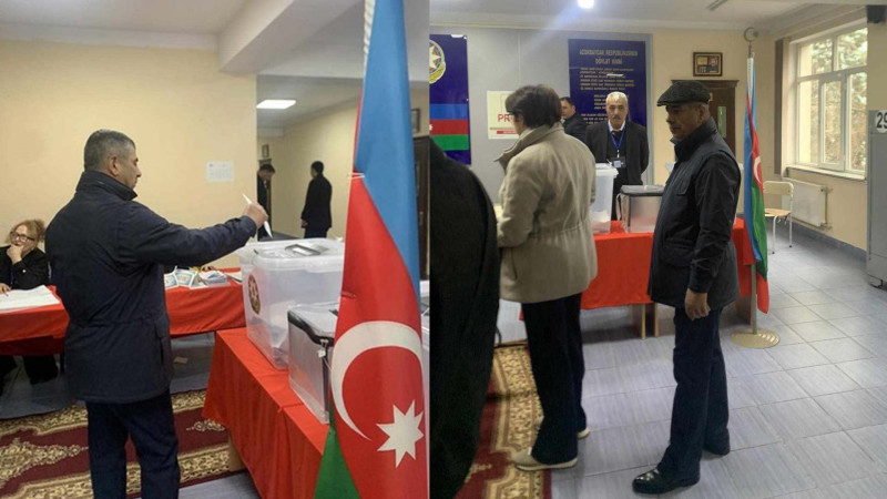 Zakir Həsənov və Vilayət Eyvazov səs veriblər