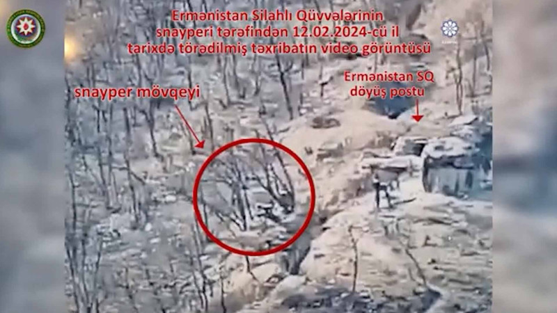 Zəngilanda hərbi qulluqçumuz erməni təxribatı nəticəsində yaralanıb - VİDEO