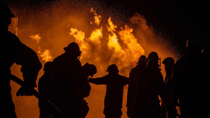 Zaqatalada meşəlik yanıb