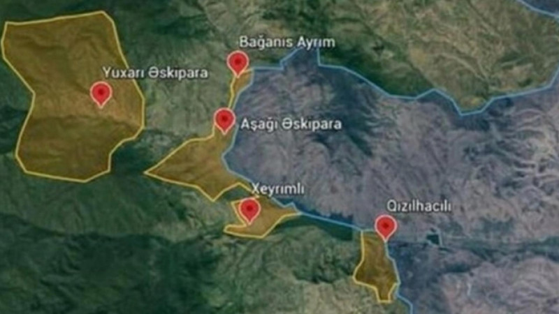 Qazaxın azad edilmiş dörd kəndini nəzarətimizə keçib