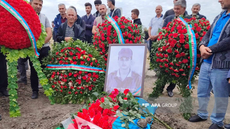 Birinci Qarabağ müharibəsinin şəhidi Göyçayda dəfn olunub - FOTO