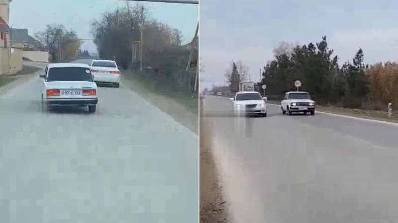 Salyanda “sürət yarışı” təşkil edib “TikTok”da paylaşan şəxslər həbs ediliblər