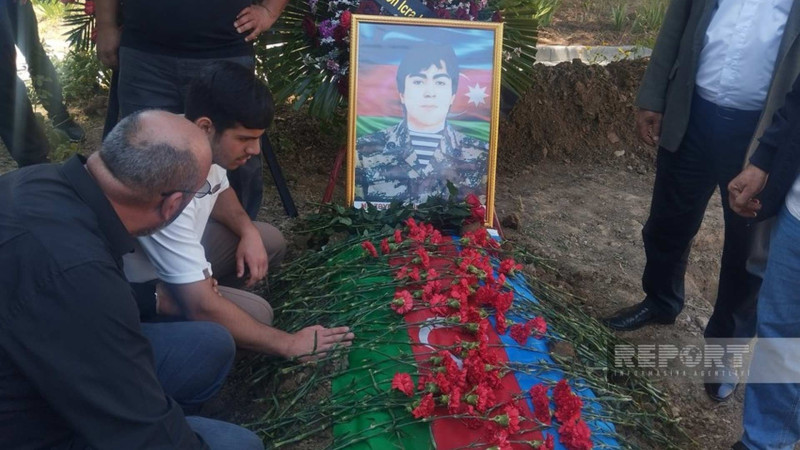 Şabranda Birinci Qarabağ müharibəsinin şəhidi Rahib Mirzəyev dəfn edilib