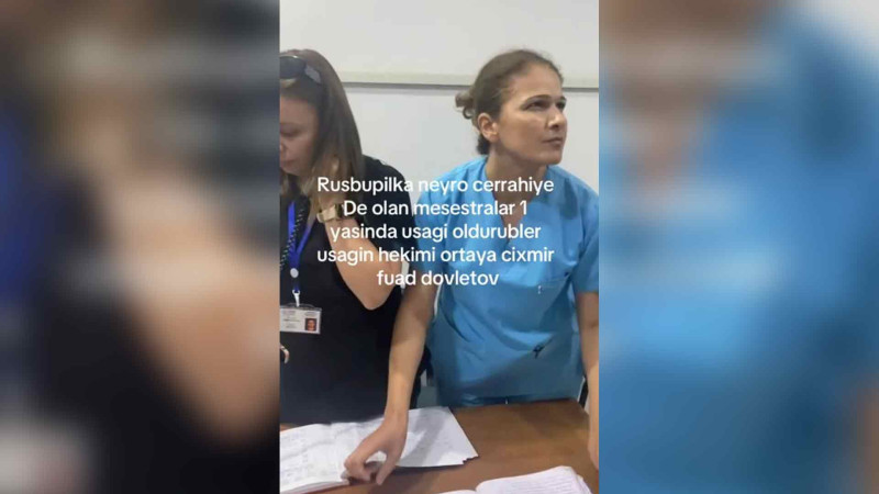 Neyrocərrahiyyə Xəstəxanasında 2 yaşlı uşaq ölüb - VİDEO-Yenilənib