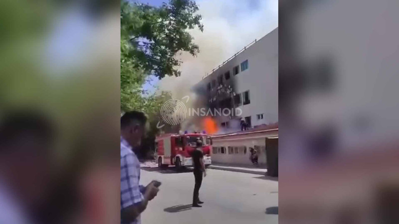 Bakıda doğum evindəki yanğın söndürülüb - YENİLƏNİB