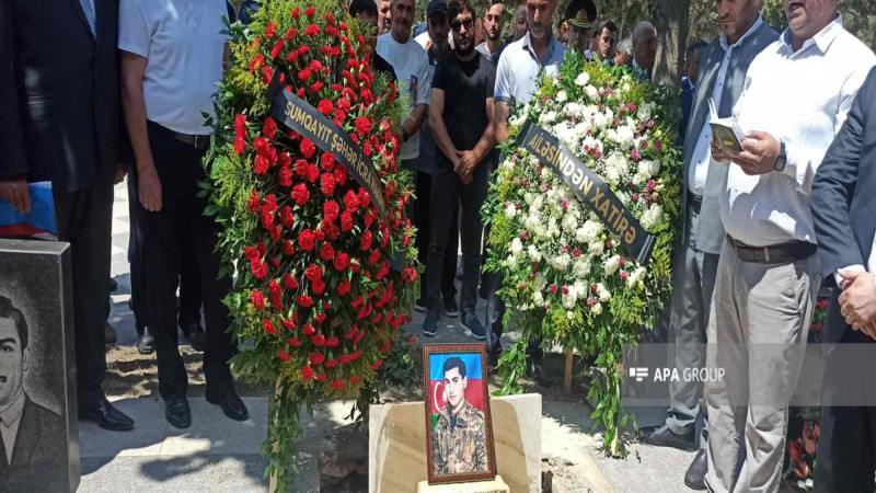Birinci Qarabağ müharibəsində şəhid olan Elman Cavadovun qalıqları dəfn olunub