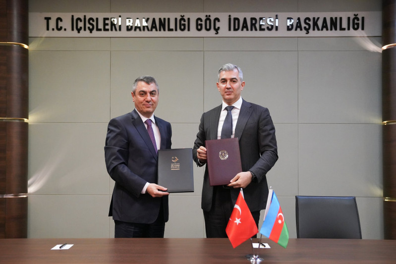 Azərbaycanla Türkiyə arasında miqrasiya sahəsində əməkdaşlıq haqqında memorandum imzalanıb
