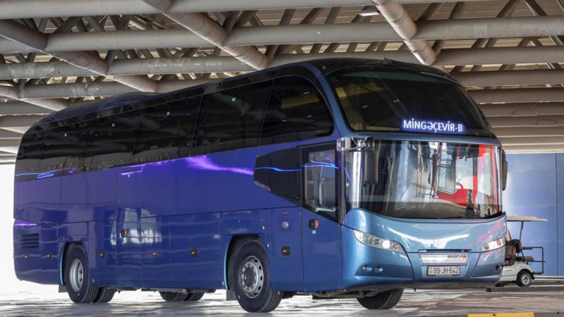 Bakı-Mingəçevir marşrut xətti üzrə avtobuslar yenilənib