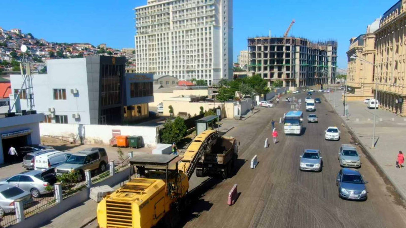 AAYDA: Salyan şosesində təmir işlərinə başlanılıb
