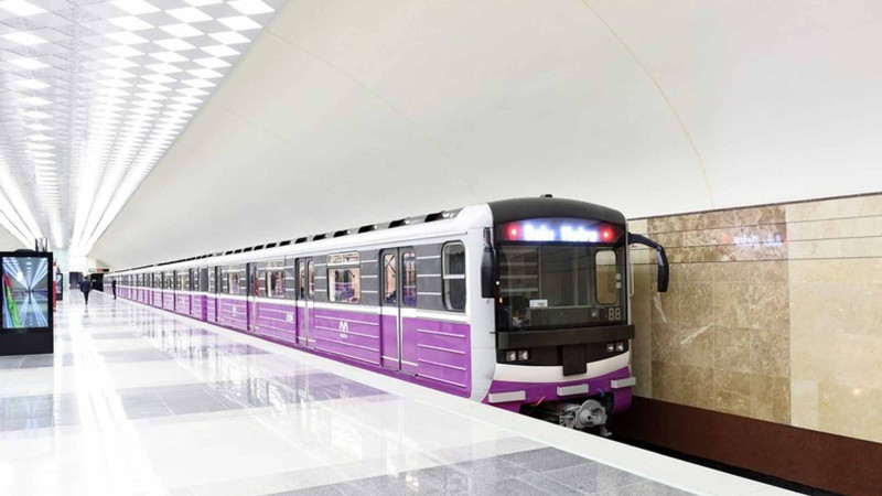 Metronun Bənövşəyi xəttində qatarların hərəkət qrafiki dəyişdirilir