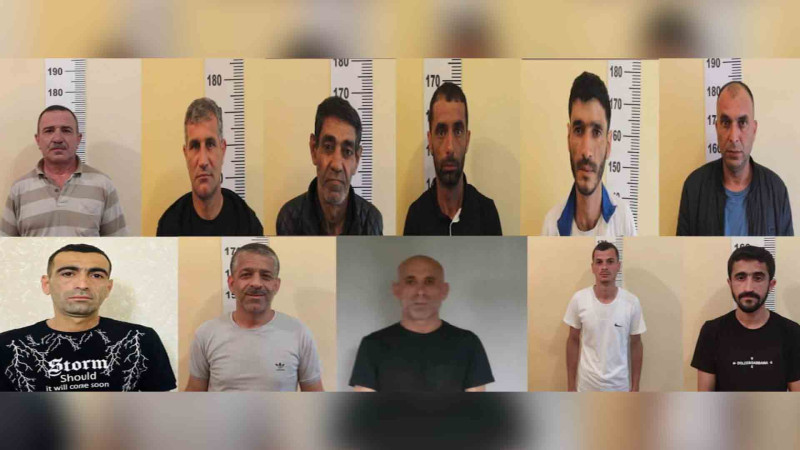 Ağdaşda narkotik vasitələrin dövriyyəsini təşkil edən şəxslər saxlanılıblar - FOTO