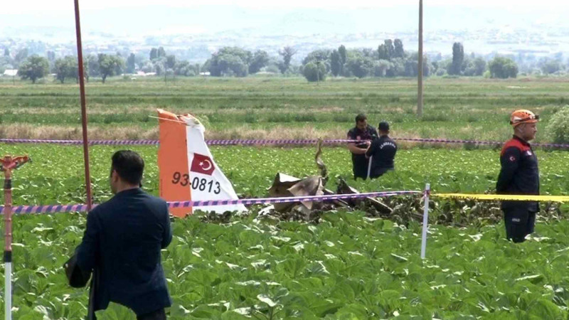 Türkiyədə təlim təyyarəsi qəzaya uğrayıb
