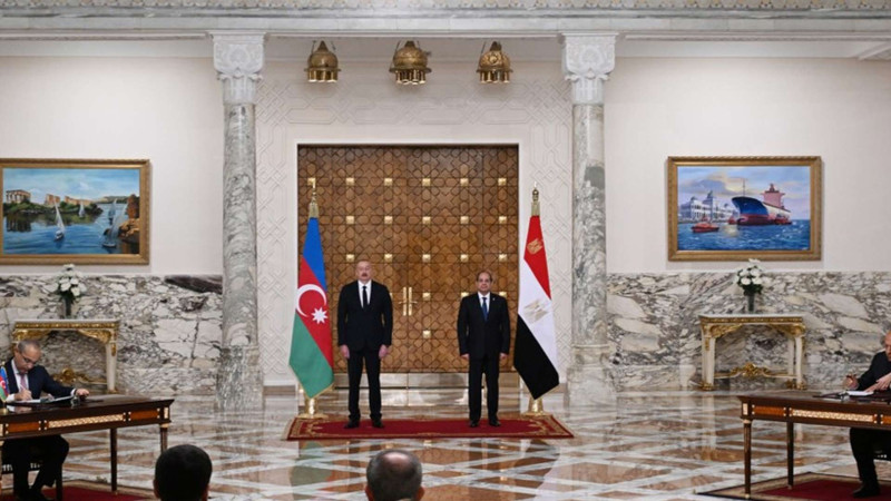 Azərbaycanla Misir arasında yeddi sənəd imzalanıb