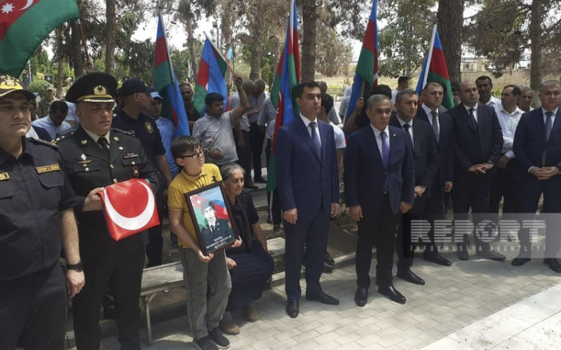 Yevlaxda Birinci Qarabağ müharibəsinin şəhidi Bəxtiyar Hümbətov dəfn edilib