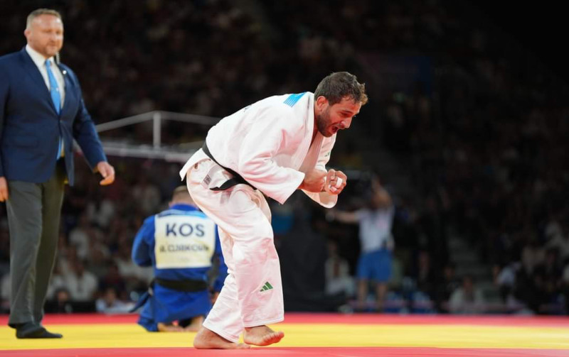Paris-2024: Hidayət Heydərov fransa idmançısına qalib gələrək olimpiya çempionu olub