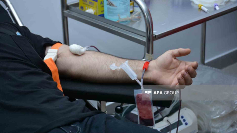 Aşura günü 611 litr qan tədarük olunub