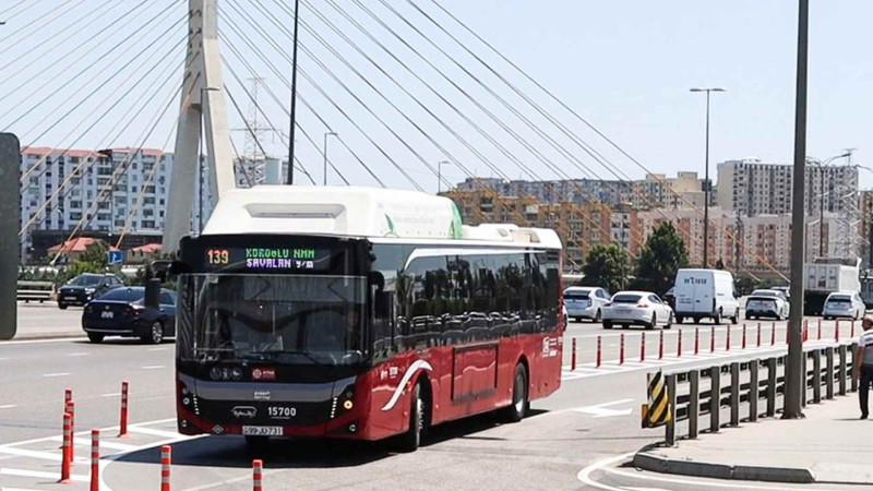 Koroğlu NMM-dən hərəkət edən 300-dən çox avtobus Heydər Əliyev prospektinə daxil olmayacaq