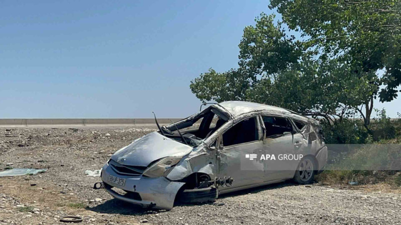 Kürdəmirdə “Prius” aşıb, Pakistan vətəndaşı həlak olub