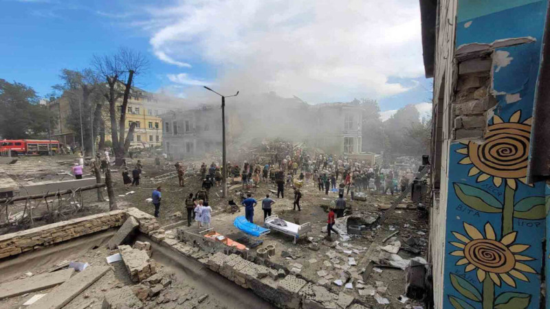 Rusiyanın Ukraynaya hava hücumu nəticəsində 20 nəfər ölüb