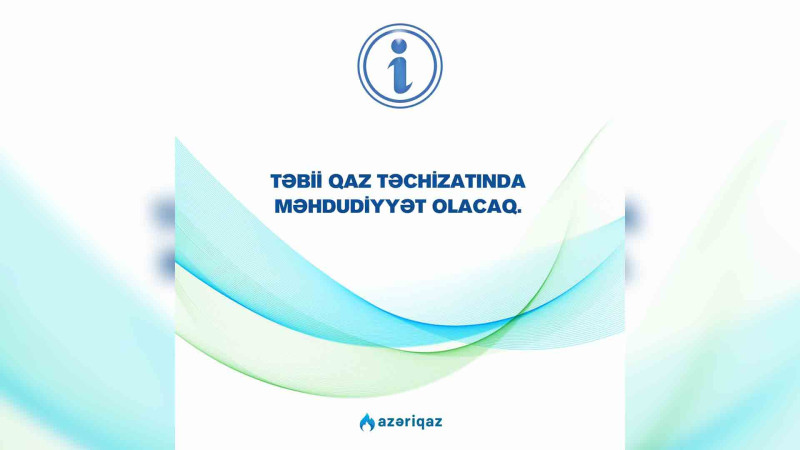 “Azəriqaz” İB: Bu gecə Nəsimidə bəzi küçələrdə qaz olmayacaq