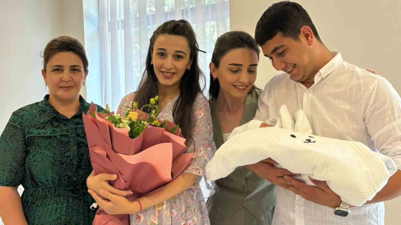 Sus kəndində ilk körpə dünyaya gəlib