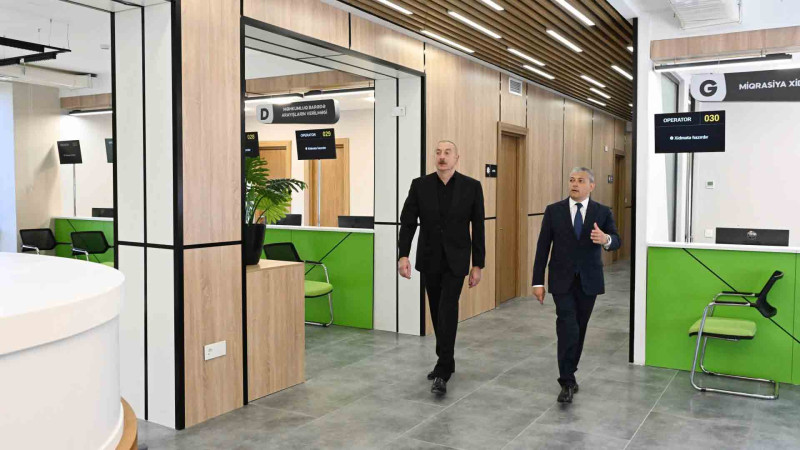 Şuşada Dövlət Xidmətləri Mərkəzinin əsaslı təmirdən sonra açılışı olub