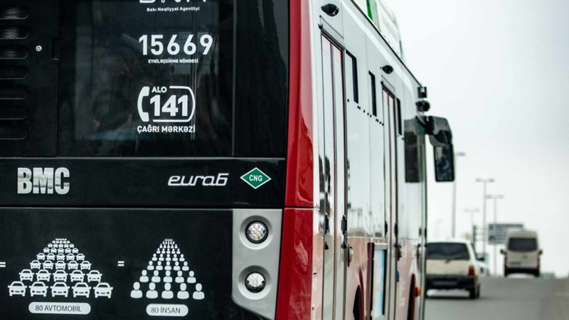 Bakıda 7 avtobus marşrutunun hərəkət istiqaməti müvəqqəti dəyişdirilib