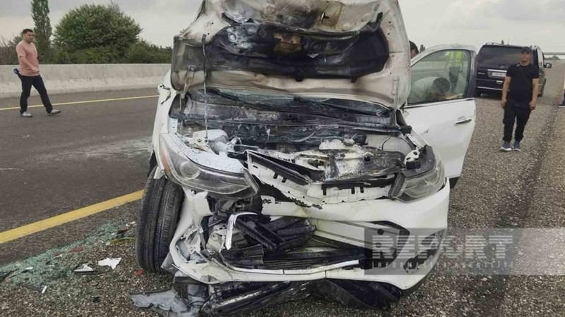 Xaçmazda 2 yol qəzası olub, 8 nəfər xəsarət alıb