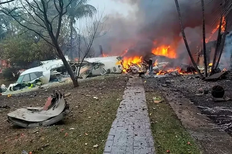 Braziliyada təyyarə qəzası baş verib, 5 nəfər həlak olub