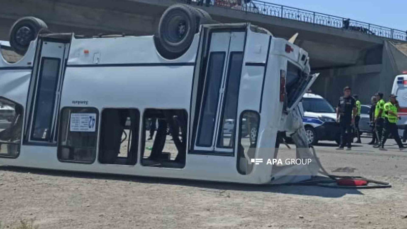 Bakı–Sumqayıt yolundakı avtobus qəzasında 1 nəfər ölüb – YENİLƏNİB