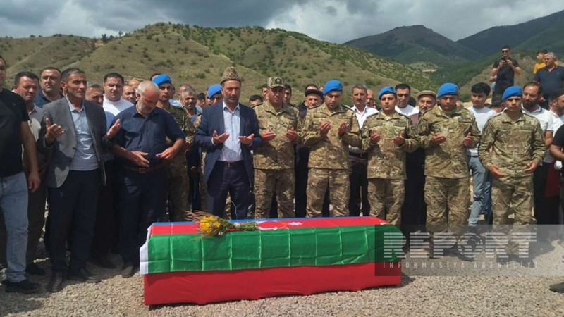 Laçında Birinci Qarabağ müharibəsinin şəhidi Camal Quliyev dəfn edilib